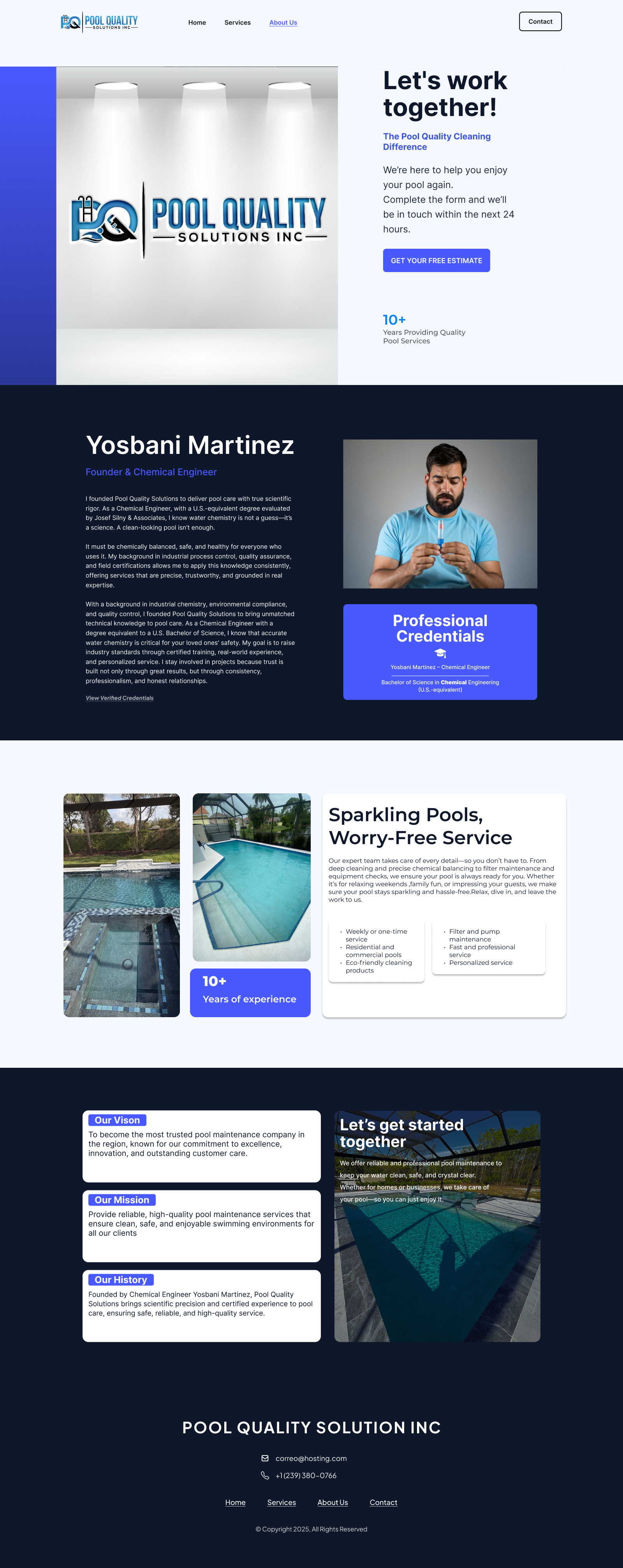 Pool Quality Solutions — detalle 3