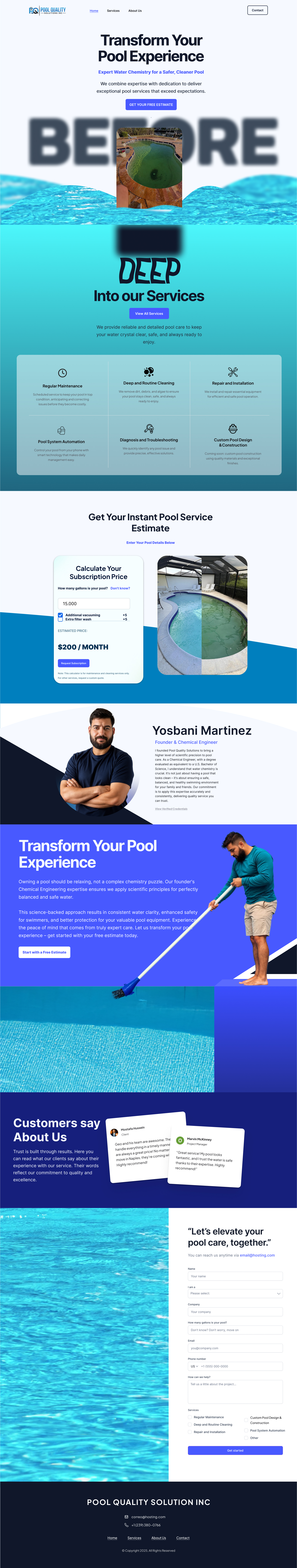 Pool Quality Solutions — detalle 2
