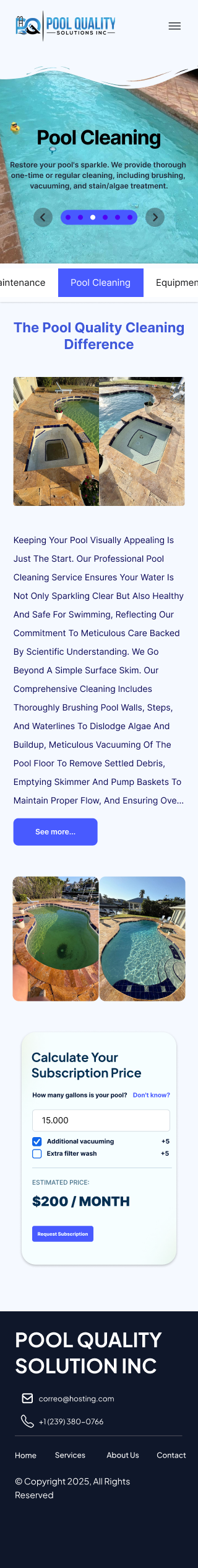 Pool Quality Solutions — detalle 4